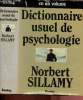 Dictionnaire usuel de psychologie. Sillamy Norbert