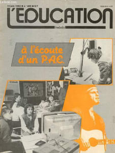 L'Education Hebdo n°495 - 10 Juin 1982 : Jeux d'impatience - Enseignants de français recherchent autres lieux que l'école, par André Caudron - Handicapés : solidarité, par Françoise Laval - La mosaïque éducation, bonnes feuilles du livre de Robert Mandra