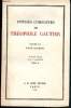 Poésies complètes - Tome II en 1 volume. Gautier Théophile