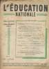 L'éducation nationale - N° 21 - jeudi 11 Juin 1953 : ousseau et la pédagogie, par Pierre Burgelin - La Tibre et la grandeur de Rome, par André Dieny - ...