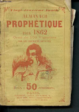 Almanach prophétique pour 1862 orné de 100 vignettes - Vingt-deuxième année. Gavarni MM, Dazumier, Trimolet, Vernier Ch.