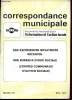 Correspondance municipale n°211 - Octobre 1980 : Des expériences novatrices récentes - Des bureaux d'aide sociale (Centre communaux d'action sociale). ...