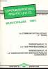 Correspondance municipale n°234 - Janvier 1983 : La communication locale (1ère partie) - Municipales n°15 : La taxe professionnelle - Municipales ...