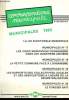 Correspondance municipale n°235 - février 1983 : la loi électorale municpal - Municipales n°17,18,19 et 20 : Les choix municipaux d'urbanisme dans les ...