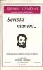 Librairie Stendhal - Ancienne maison Robert Vivien - Scripta Manent ... - Livres rares ou communs, actuels ou désuets - Catalogue n°7. Baudouin Henri, ...