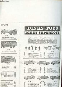 "Dinky toys, Dinky supertoys, Ouvrage Photocopié ((Miniatures ""Dinky Toys"" : Voiture de tourisme, camions, camionettes, camions-citernes, tracteurs...)"