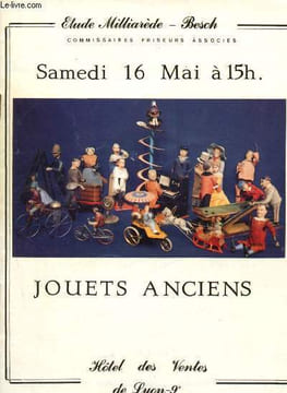 Catalogue de Vente aux enchères - 16 Mai Hôtel des ventes de Lyon 9e -Jouets anciens : jeux de société, Opera, Loterie, Collection de poupées ( T.B. ...