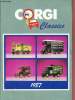 Catalogue de voitures et camions miniatures, modélisme - Corgi 1987. Corgi