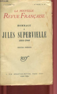 La nouvelle Revue Française - 1er Octobre 1960 - 8e année - n°94 : Hommage à Jules Supervieille 1884-1960