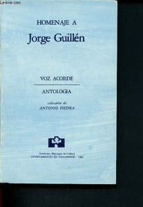 Voz Acorde, Antologia (Homenaje a Jorge Guillén), seleccion de Antonio Piedra