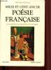 "Mille et cent ans de Poésie Française de la Séquence de Sainte Eulalie à Jean Genet (Collection ""Bouquins"")". Delvaille Bernard