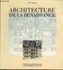 Architecture de la Renaissance. Murray Peter