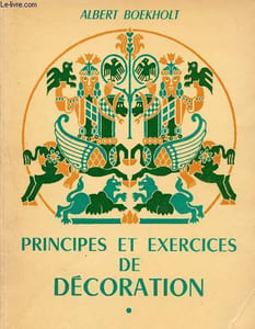 "Principes et Exercices de décoration, illustré de plus de 400 croquis et maquettes de l'auteur avec photographies de travaux réalisés par les stagiaires de la ""Vie active"" (Collection ""Vie active"" - Travaux manuels éducatifs n°32)"