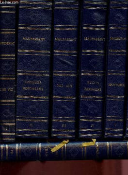 Contes et romans - 14 volumes - Série complète - Tome I à XIV : Une vie, Longues Nouvelles, Bel-Amii, Récits pareisiens, Mont-Oriol, Contes des bords ...