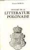 Histoire de la littérature polonaise ( des origines au début du XIXéme siécle. Marcel Simone