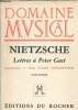Lettres à Peter Gast (tome premier). Nietzsche