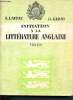 Initiation à la littérature anglaise - Textes. Laffay A., Kerst H.