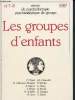 Revue de psychothérapie psychanalytique de groupe N°7/8 1987 - Les groupes d'enfants. Privat P., Chapelier J.B., Haag G., Denis A.