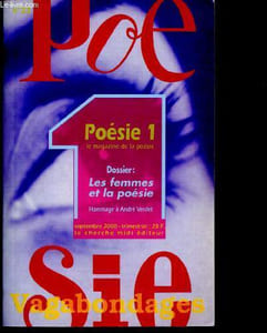 Poésie 1 Vagabondages N°23 Septembre 2000 - Revue - Les femmes et la poésie, hommage à André Verdet - Abdelwahab El Bayati- Le magazine de la poésie
