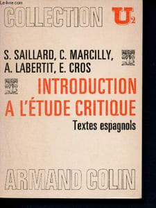 Introduction à l'étude critique (textes espagnols) _ 205