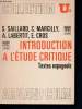 Introduction à l'étude critique (textes espagnols) _ 205. Saillard Simone, Marcilly Charles, Labertit André