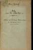 "Note sur les Landes 1902 - extrait de le ""revue philomatique de Bordeaux"" 1902". Lagrange Horace