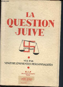 la question juive vue par vingt-six éminentes personnalités