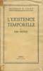 L'existence temporelle - Collection philosophie de l'esprit. Guitton Jean