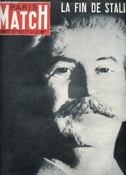 Paris match n° 208 -Mars 1953 - la fin de staline - sur la tombe de von runstedt le soldat de la défaite - violette nozières : l'histoire d'une ...