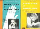 Bien lire et aimer lire cours préparatoire et élémentaire - 2 volumes : tome 1 et 2 : méthode phonétique et gestuelle par madame borel-maisonny - ...