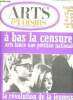 Arts et Loisirs - N°29 Avril 1966- A bas la censure ! arts lance une pétition nationale - la révolution de la jeunesse a trouvé ses héros. Parinaud ...