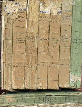 Histoire de france - 10 volumes : tome premier I et II - Tome deuxième I et II - tome troisème I et II - Tome quatrième I et II - Tome cinquième II - ...