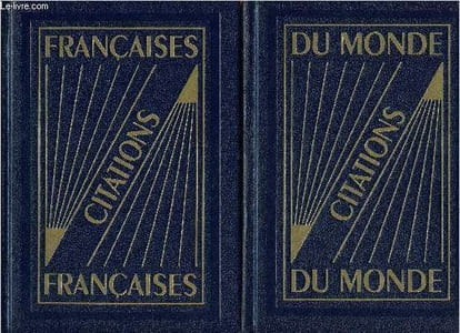 Citations françaises + citations du monde - Dans un coffret 2 - volumes - Collection les usuels