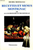 Recettes et menus montignac ou la gastronomie nutritionnelle. Montignac Michel