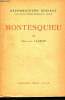 Montesquieu - Collection Réformateurs sociaux. Lanson Gustave