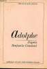Adolphe d'après Benjamin Constant - Anthologie des plus belles histoires d'amour - écho de la mode présente - supplément à l'écho de la mode N°9 du 3 ...