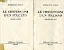 Le confessioni d'un italiano - 2 volumes : volume primo + volume secondo - 6éme édition. Nievo Ippolito