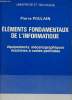 Eléments fondamentaux de l'informatique - Tome 1 - université et technique - équipement mécanographiques, machines à cartes perforées- 3éme édition. ...