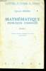 Mathématique exercices corrigés - tome 1, licence es sciences economiques, 1re annee, grandes ecoles - 2éme édition - mathématique et statistique de ...