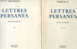 Lettres persanes - 2 volumes : tome 1 et tome 2. Montesquieu