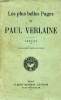 Les plus belles pages de Paul Verlaine - poésies. Collectif, Verlaine Paul