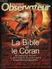 Le nouvel observateur -25 décembre 2003 - 7 janvier 2004 - La bible et le coran :un dieu, deux livres, trois religions - 48 pages pour éclairer les ...