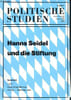 Politische studien -1/1977 - hanns seudel und die stiftung - zweimonastsschrift f&uuml;r zeitgeschehen und politik - sonderheft 1/1977. Collectif