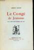 Le congé de jeunesse - Avec l'épilogue du tresor des lais. Berry André