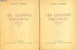 Les grandes vacances 1939-1945 - en deux tomes - tomes 1 + 2 - collection des prix goncourt. Ambrière Francis