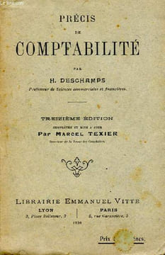 Précis de comptabilité - 13éme édition. Deschamps H.,Texier Marcel
