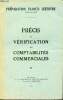 Précis de vérification des comptabilités commerciales - préparation Francis Lefebvre fondée en 1894. Lefebvre Francis