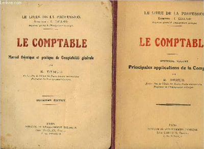 Le comptable- 2 volumes : Tome 1, manuel theorique et pratique de comptabilite generale + Tome 2, principales applications de la comptabilite