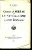 Charles Maurras et le nationalisme de l'action française. Roux (Mlle de)