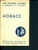 "Horace - chapitre XV de ""Les lettre latines"" - ce fascicule répond specialement aux programmes officiels de la classe de premiere". Morisset R., ...